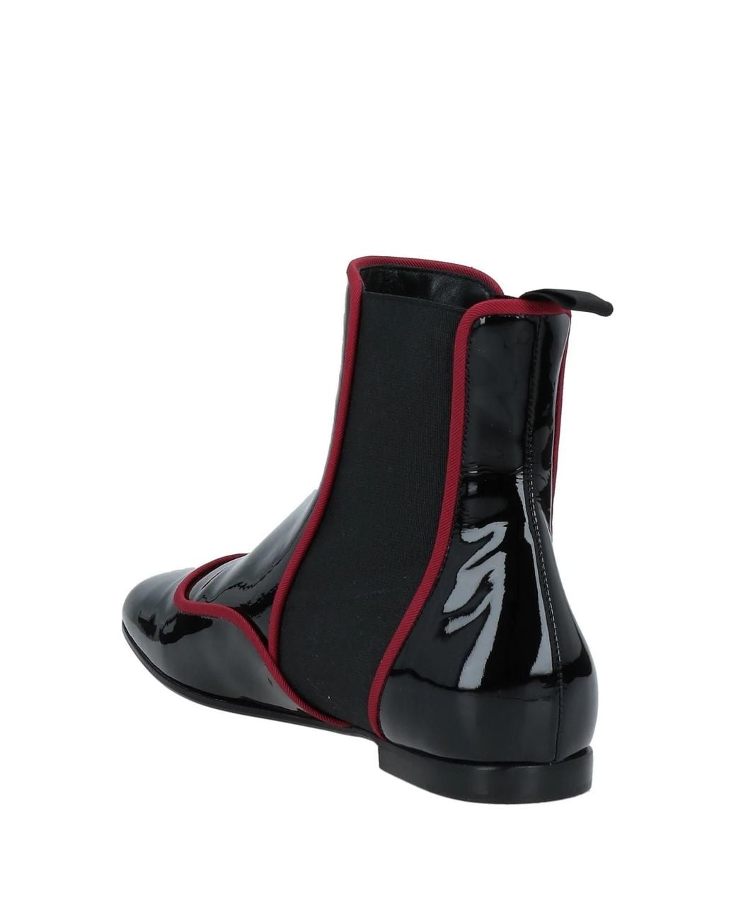 Dolce & Gabbana Black Features A Shiny Colored Leather Upper