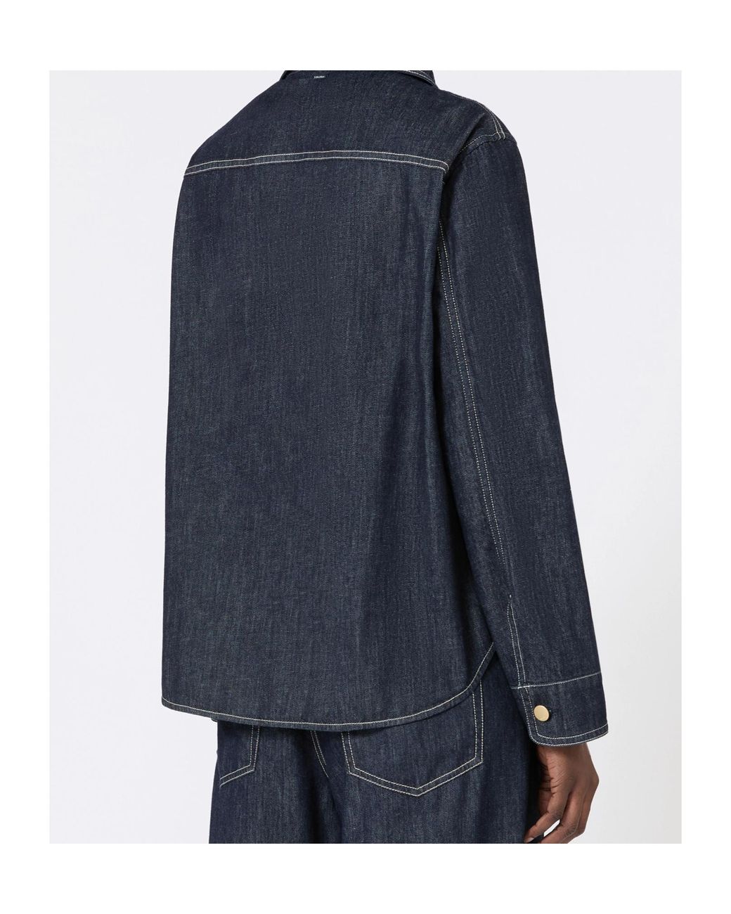 Max Mara Blue Denim Shirt
