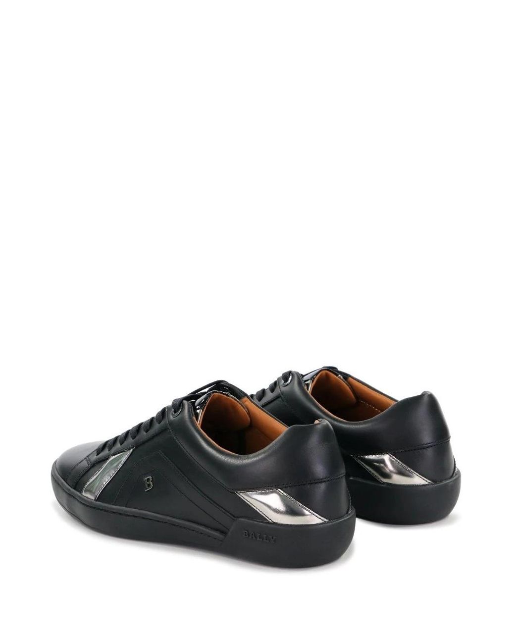 Bally Black Logo Casual Sneakers for men