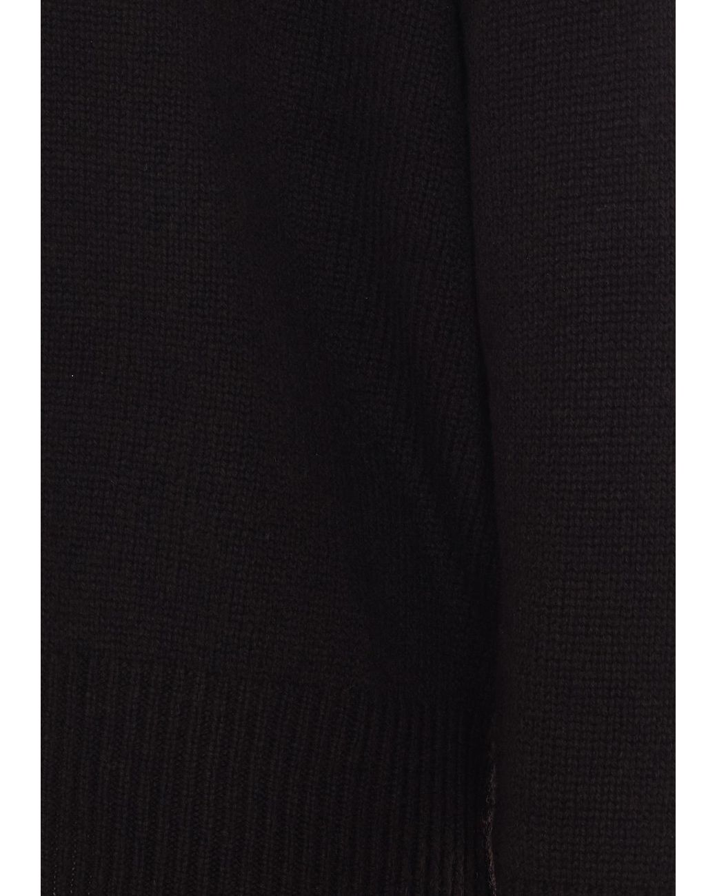 Lisa Yang Black Mila Crewneck Knitted Jumper