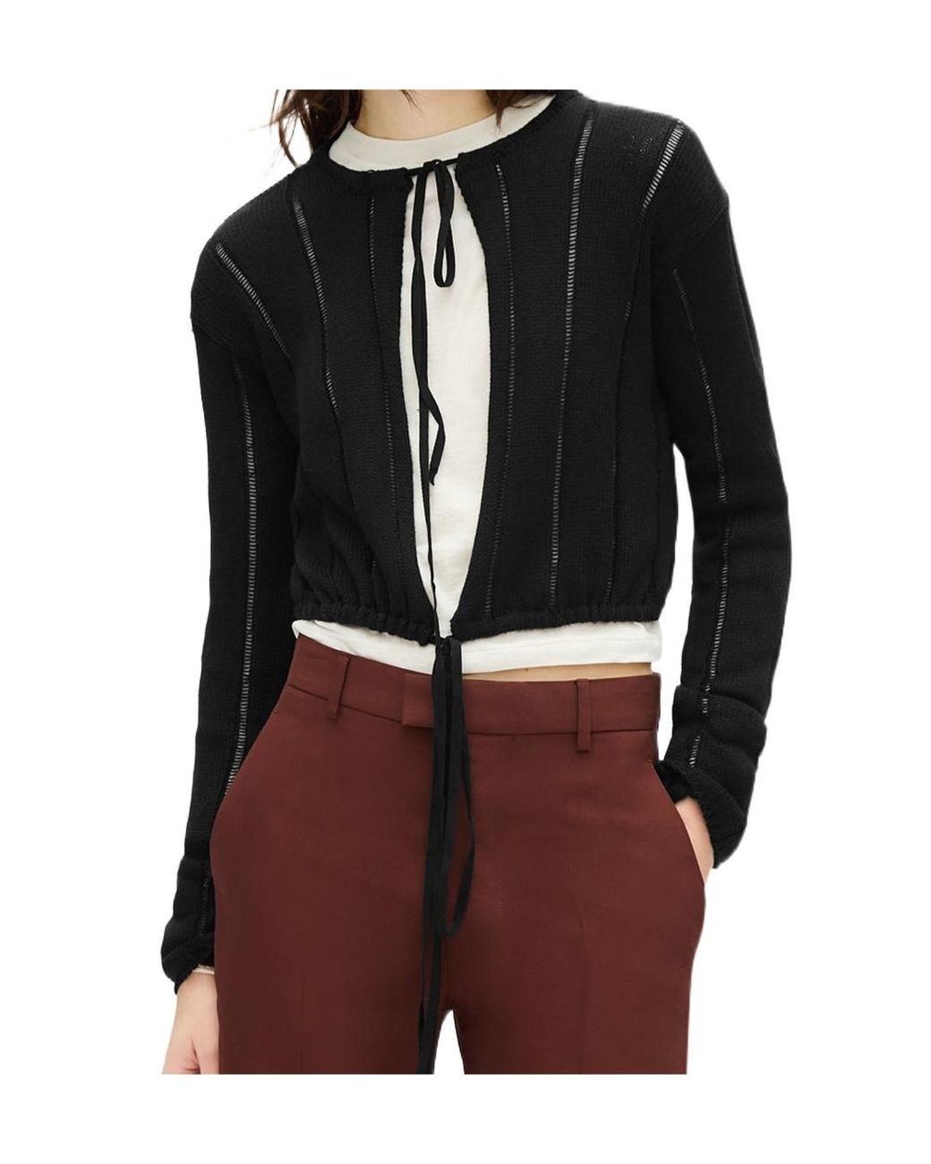 Ann Demeulemeester Black Jacklin Cardigan