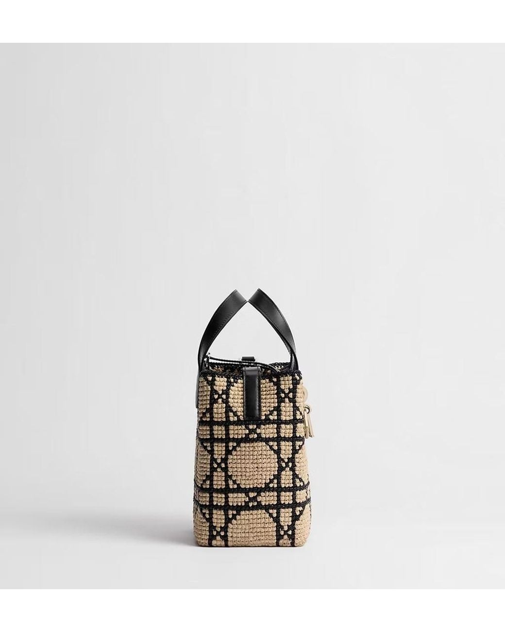 Dior Black Small Toujours Vertical Tote Bag
