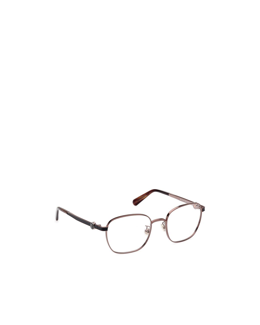 Moncler White Eyewear Square Frame Glasses for men
