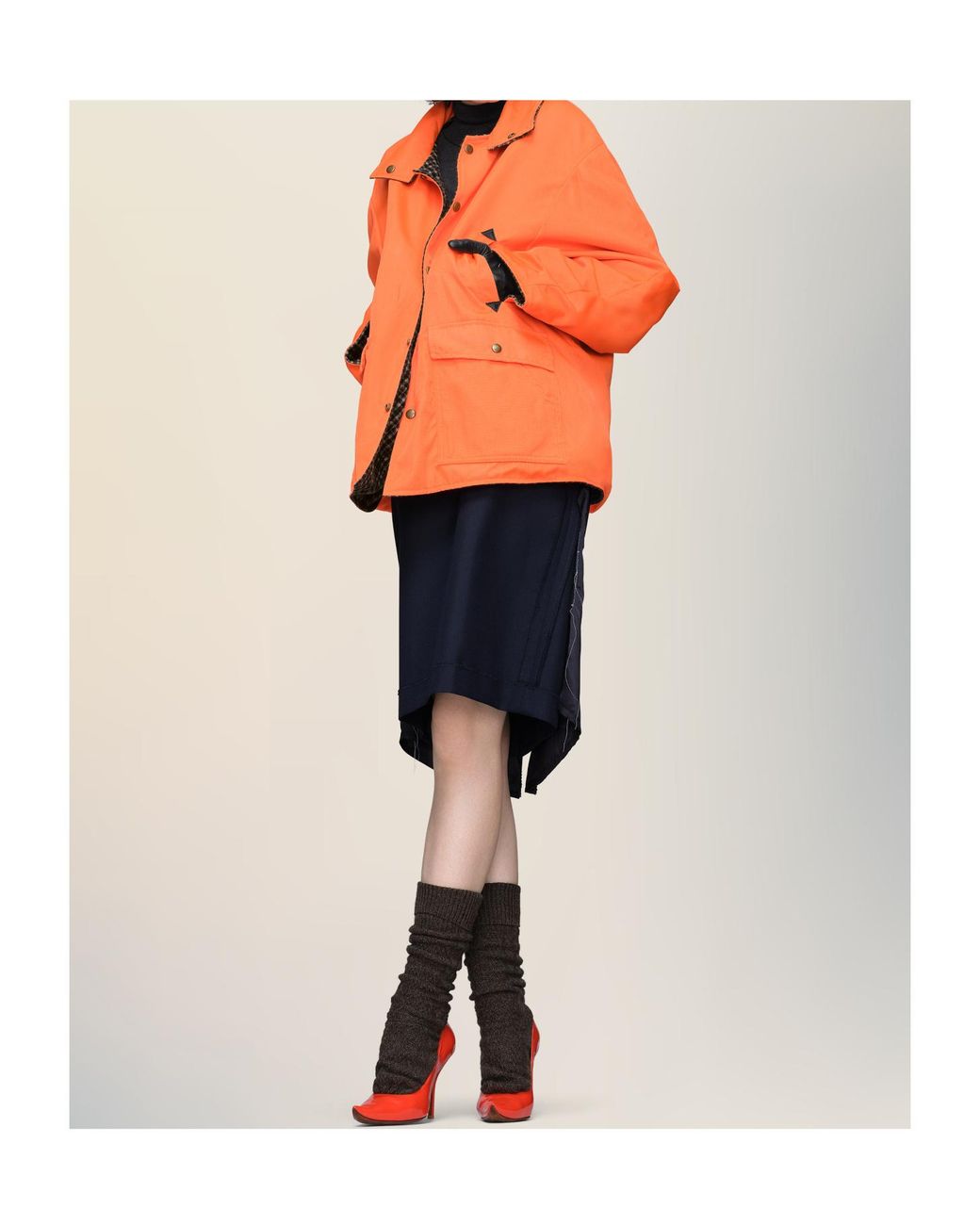 Maison Margiela Orange Reversible Jacket