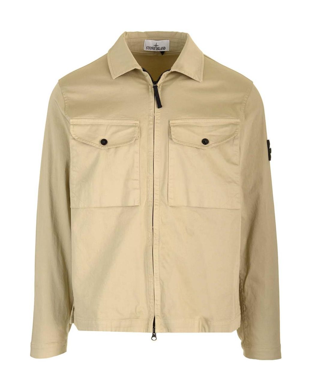 Stone Island Natural Compass-Badge Jacket for men