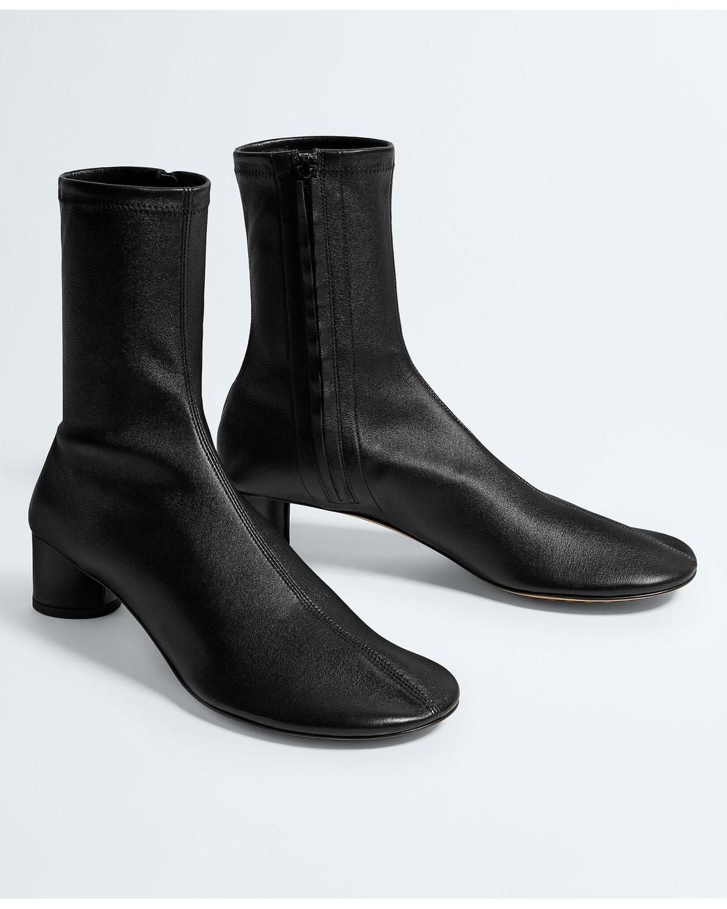 Bottega Veneta Black Cherry Ankle Boot
