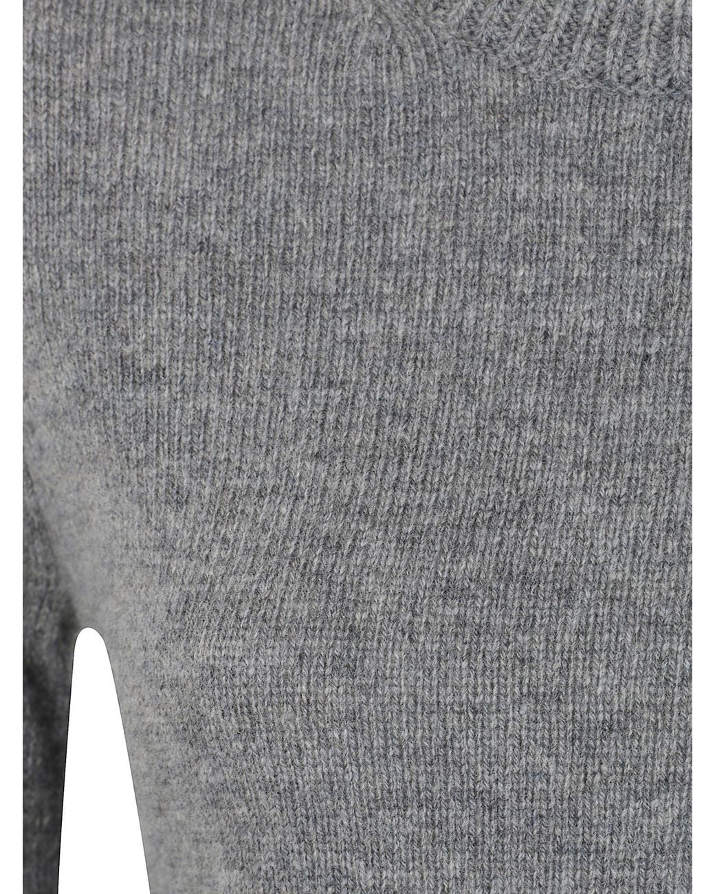 By Malene Birger Gray Hannan Crewneck Knitted Sweater