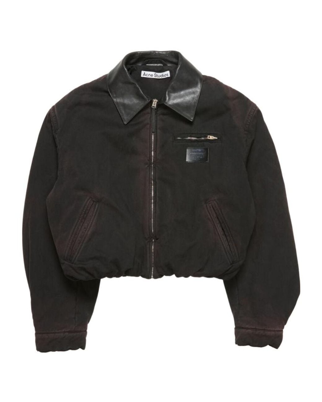 Acne Black Bomber Jacket