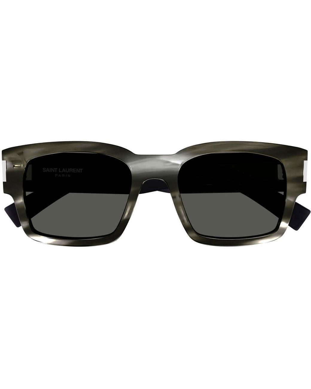 Saint Laurent White Chunky Sunglasses for men