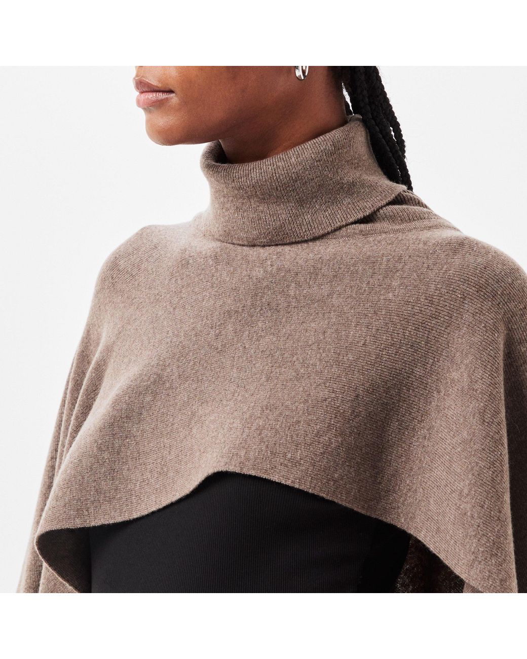Magda Butrym Brown Minimal Knit Sweater