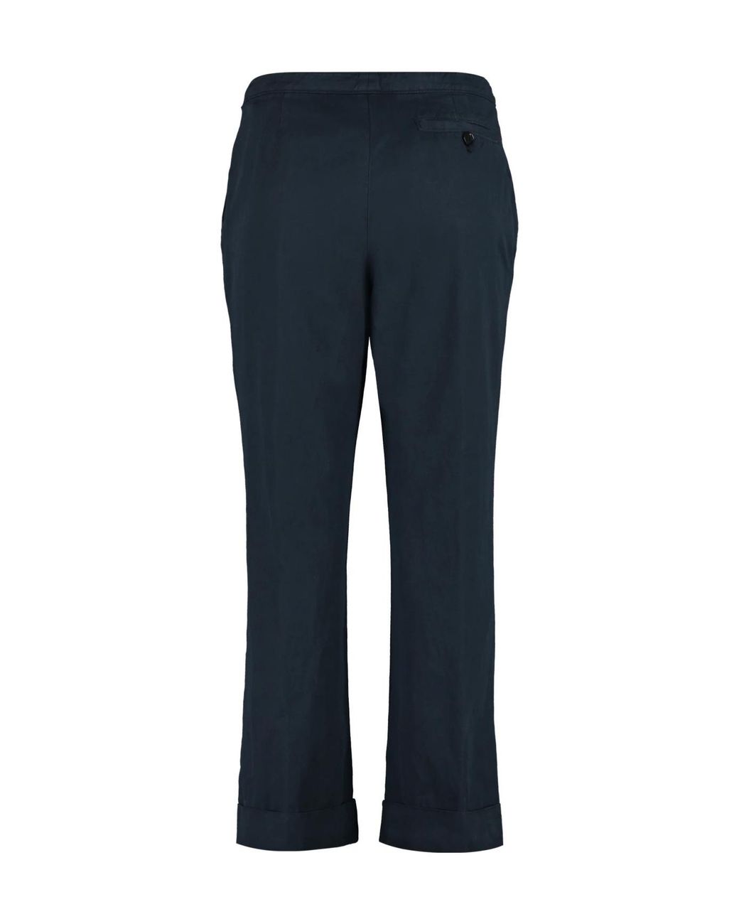 Aspesi Blue Straight-Leg Trousers