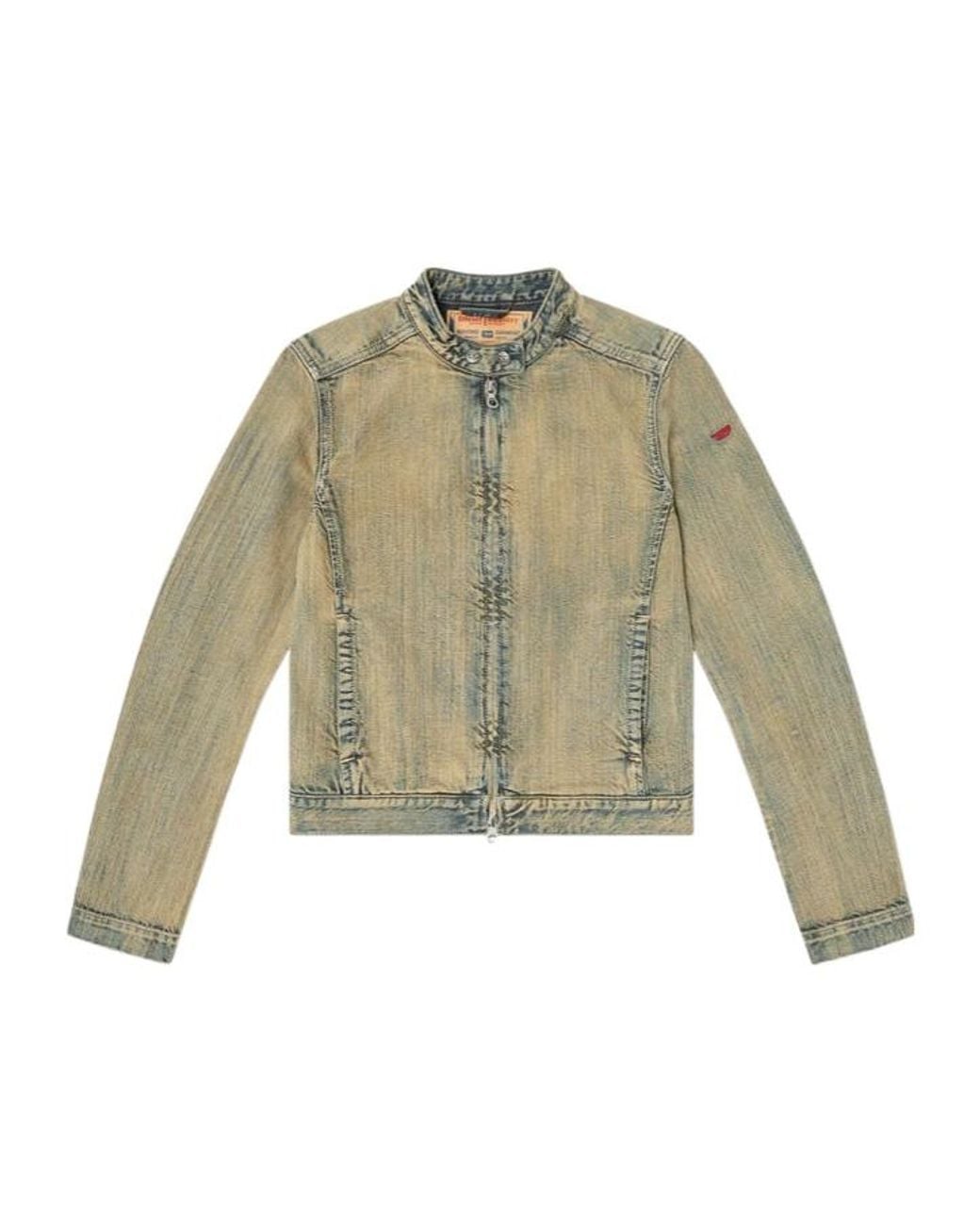 DIESEL Green De-Mornin Zip-Up Jacket