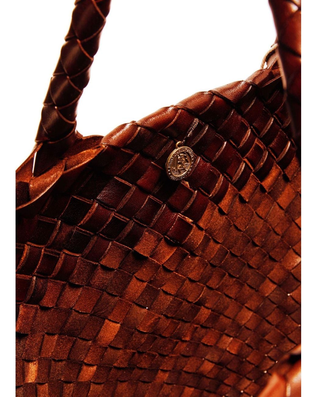 Dragon Diffusion Red Solid-Color Handbag