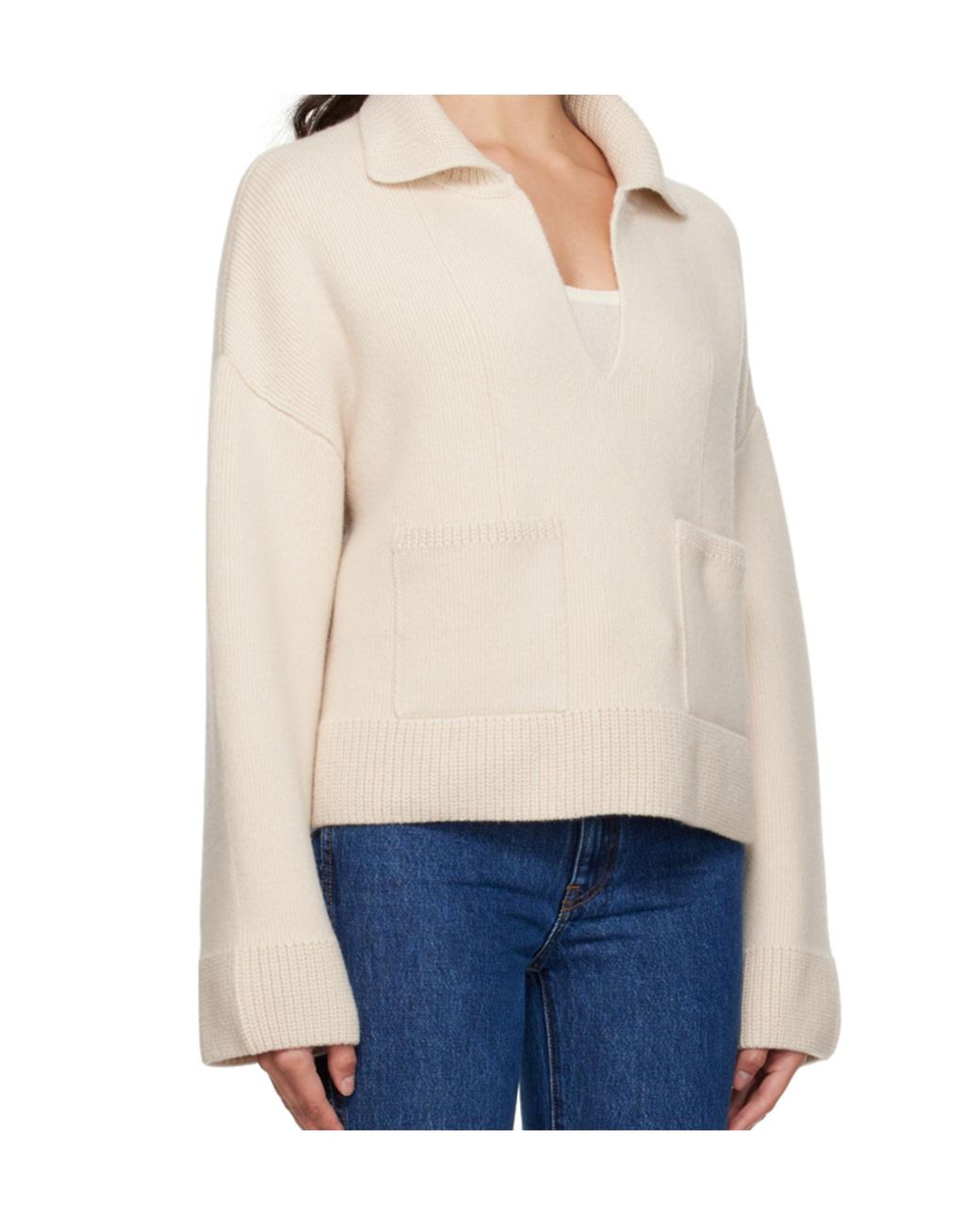 Khaite Natural The Fauna Cashmere Jumper
