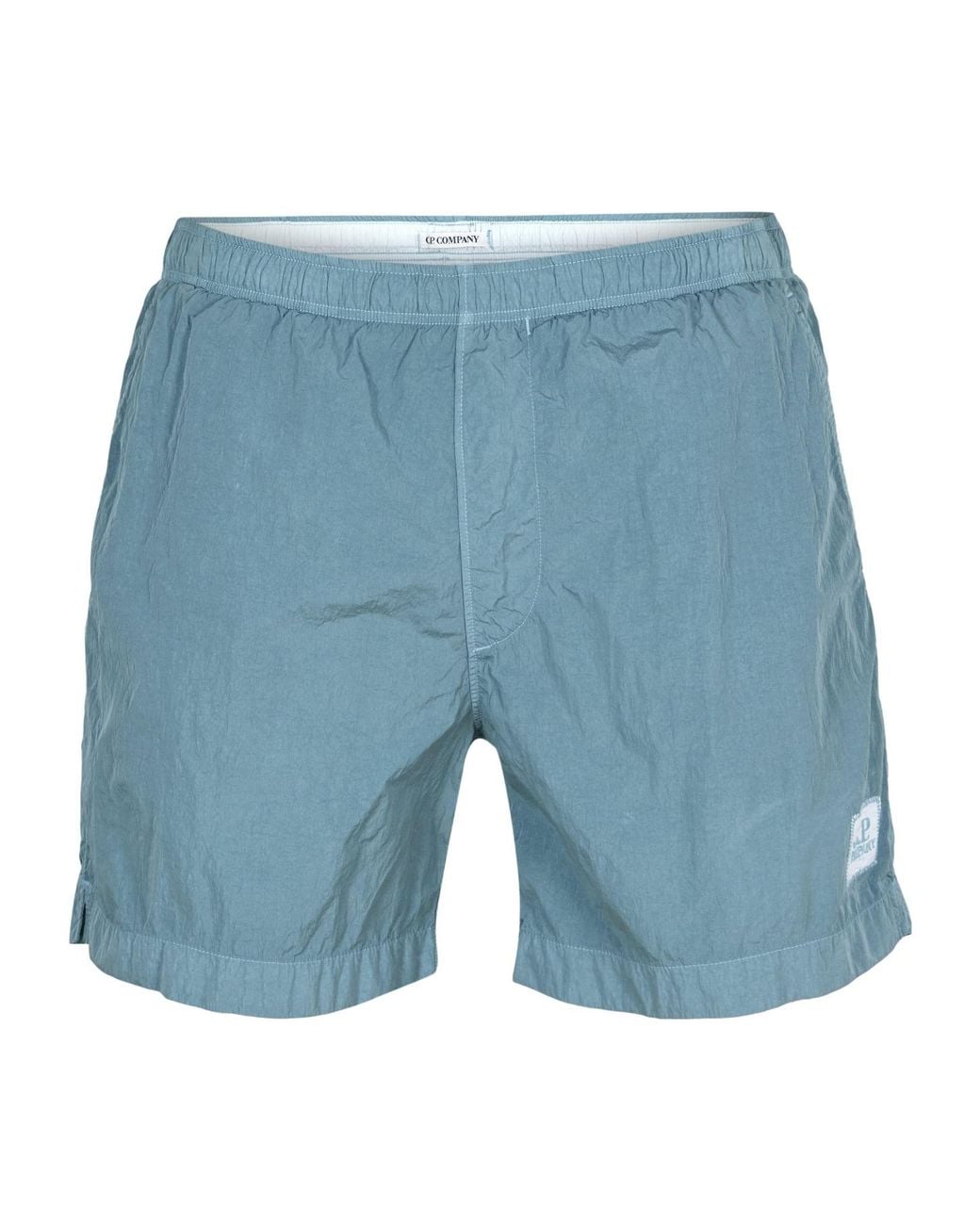 C P Company Blue Elasticwaist Casual Shorts for men