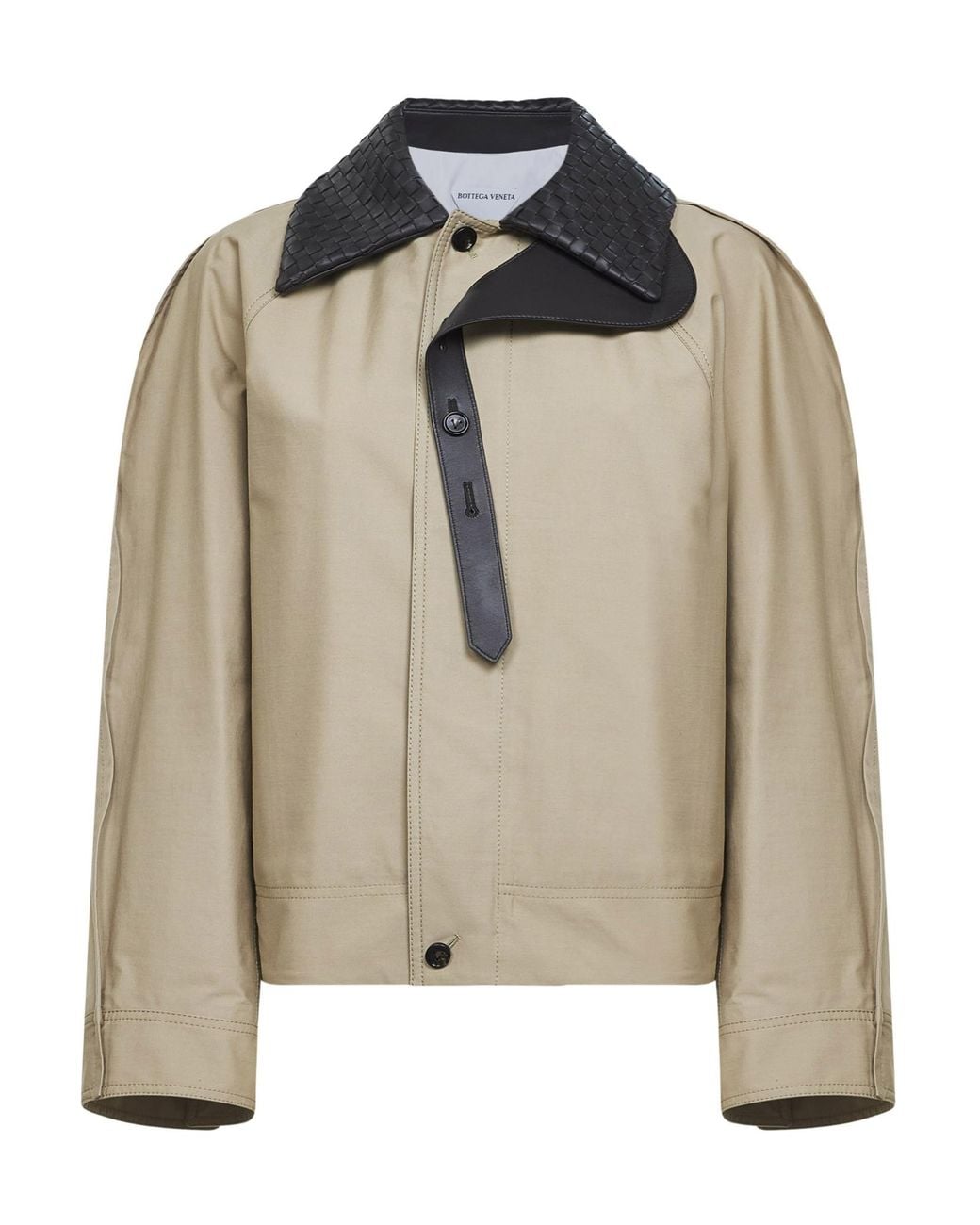 Bottega Veneta Green Relaxed Fit Lightweight Jacket