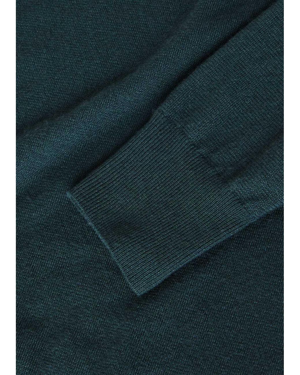 Loro Piana Green Roll-Neck Cashmere Jumper for men