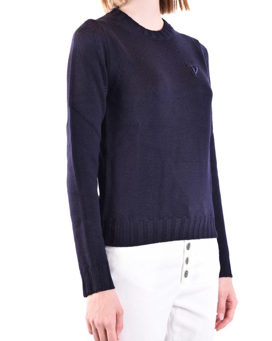 Dondup Blue Long Sleeve Sweater