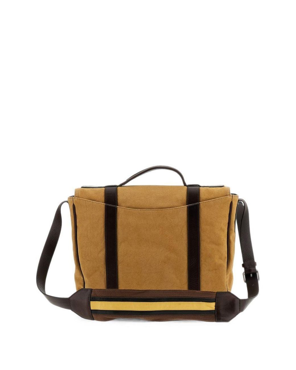 Dries Van Noten Brown Logo Shoulder Bag for men