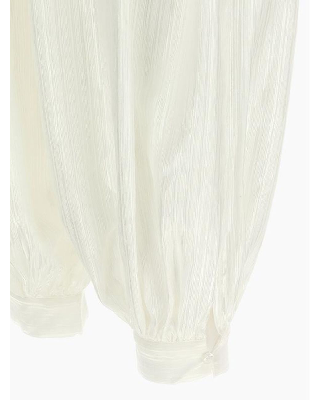 ROTATE BIRGER CHRISTENSEN White Striped Balloon Pants