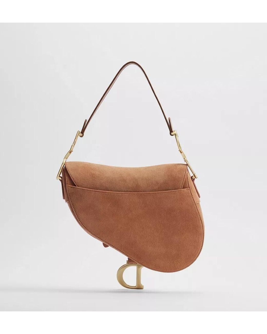 Dior Brown Saddle Bag With Strap