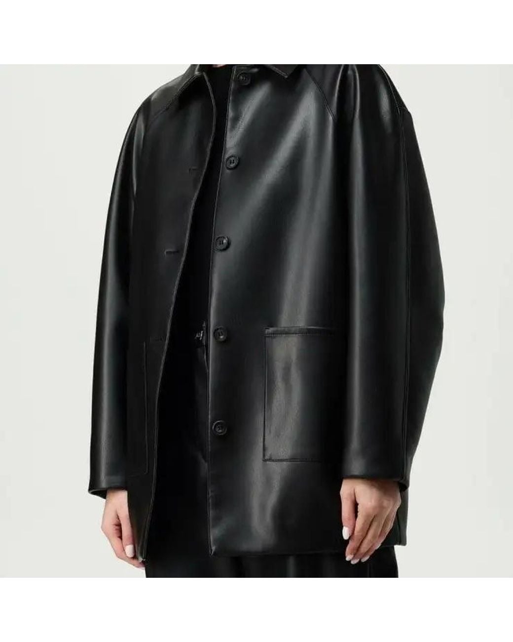 Max Mara Black Mm By Long-Sleeved Button-Up Jacket