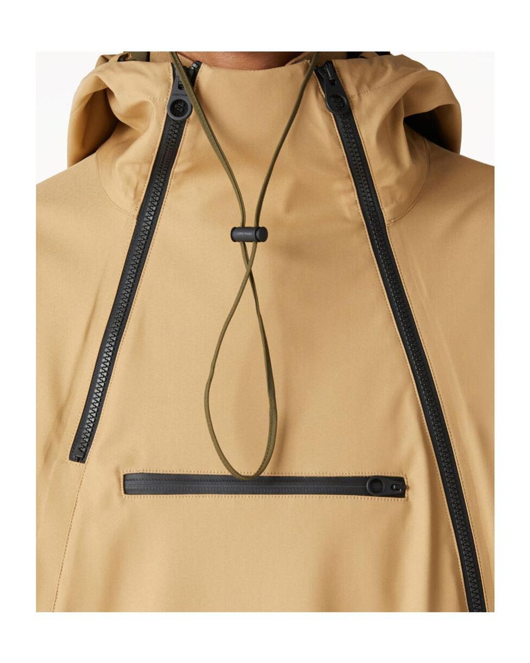 Loro Piana Natural Nirmal Wool Hooded Casual Jacket for men