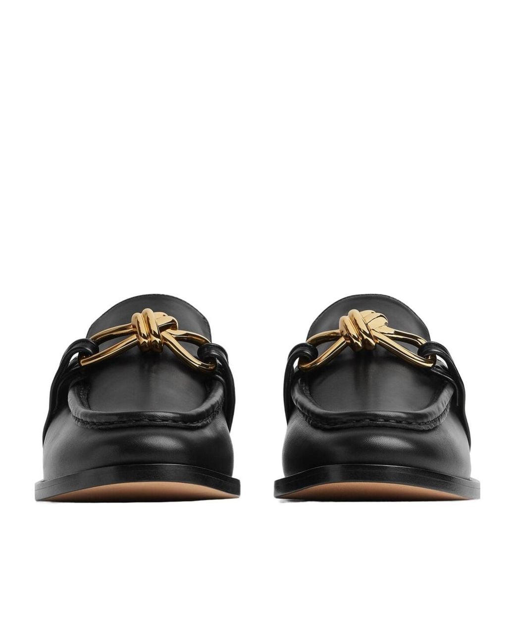Bottega Veneta Black Astaire Loafers