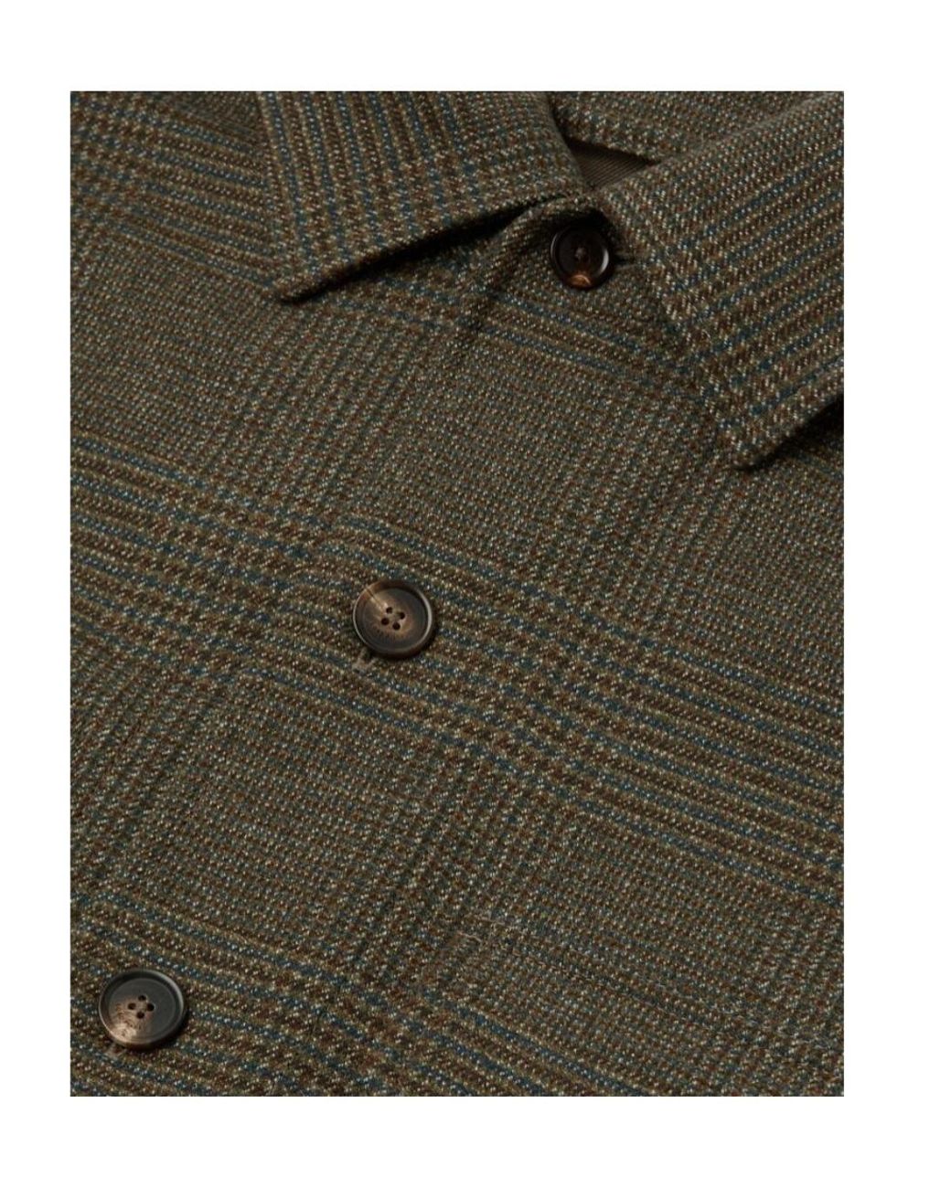 Loro Piana Green Ambrose Overshirt for men