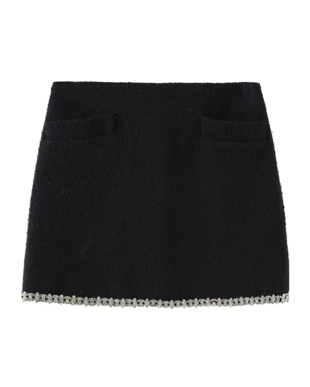Marissa Chiara Black Diamond Hem Skirt