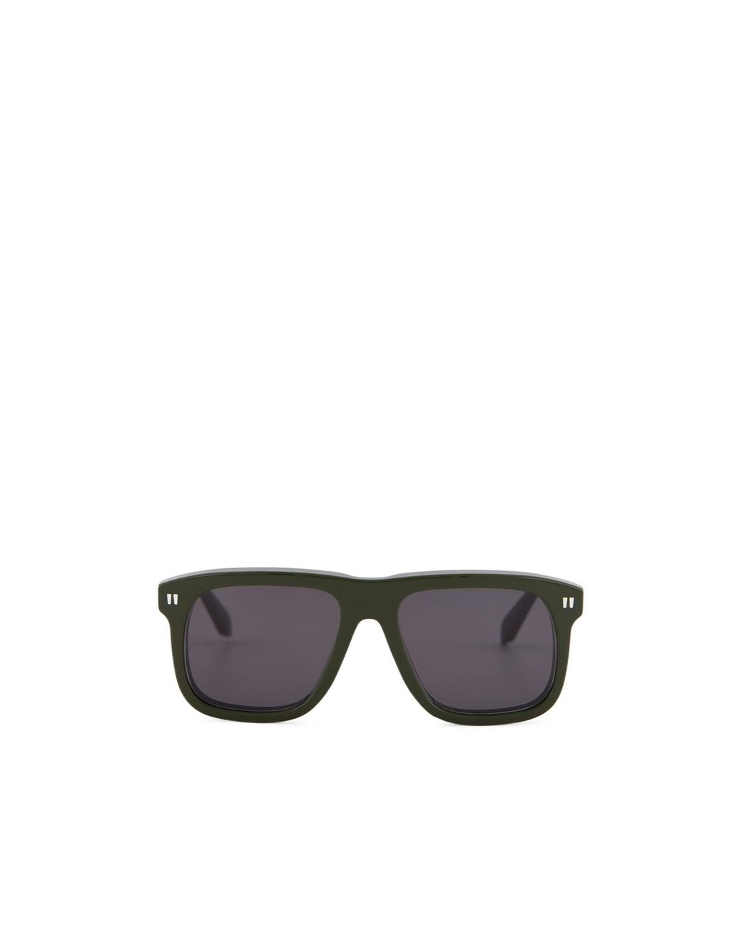 Off-White c/o Virgil Abloh Gray Clearwater Rectangle-Frame Sunglasses for men