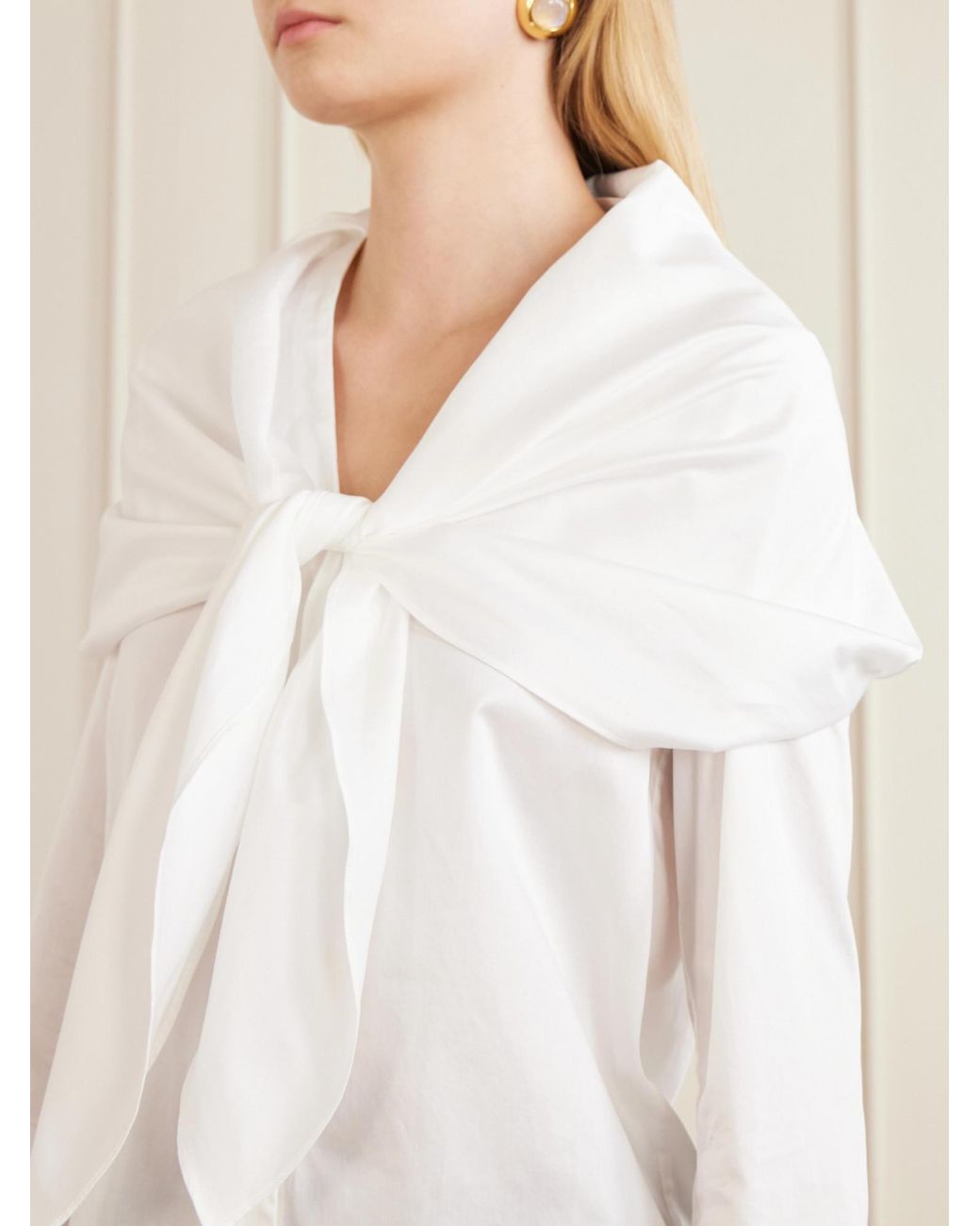TOVE White Lightweight Cotton Shirt
