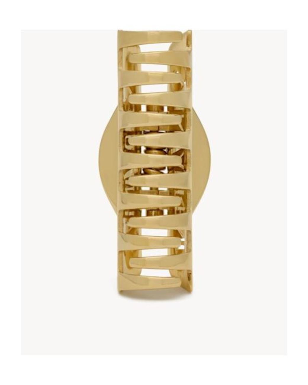 Saint Laurent Metallic Half-Moon Claw Clip