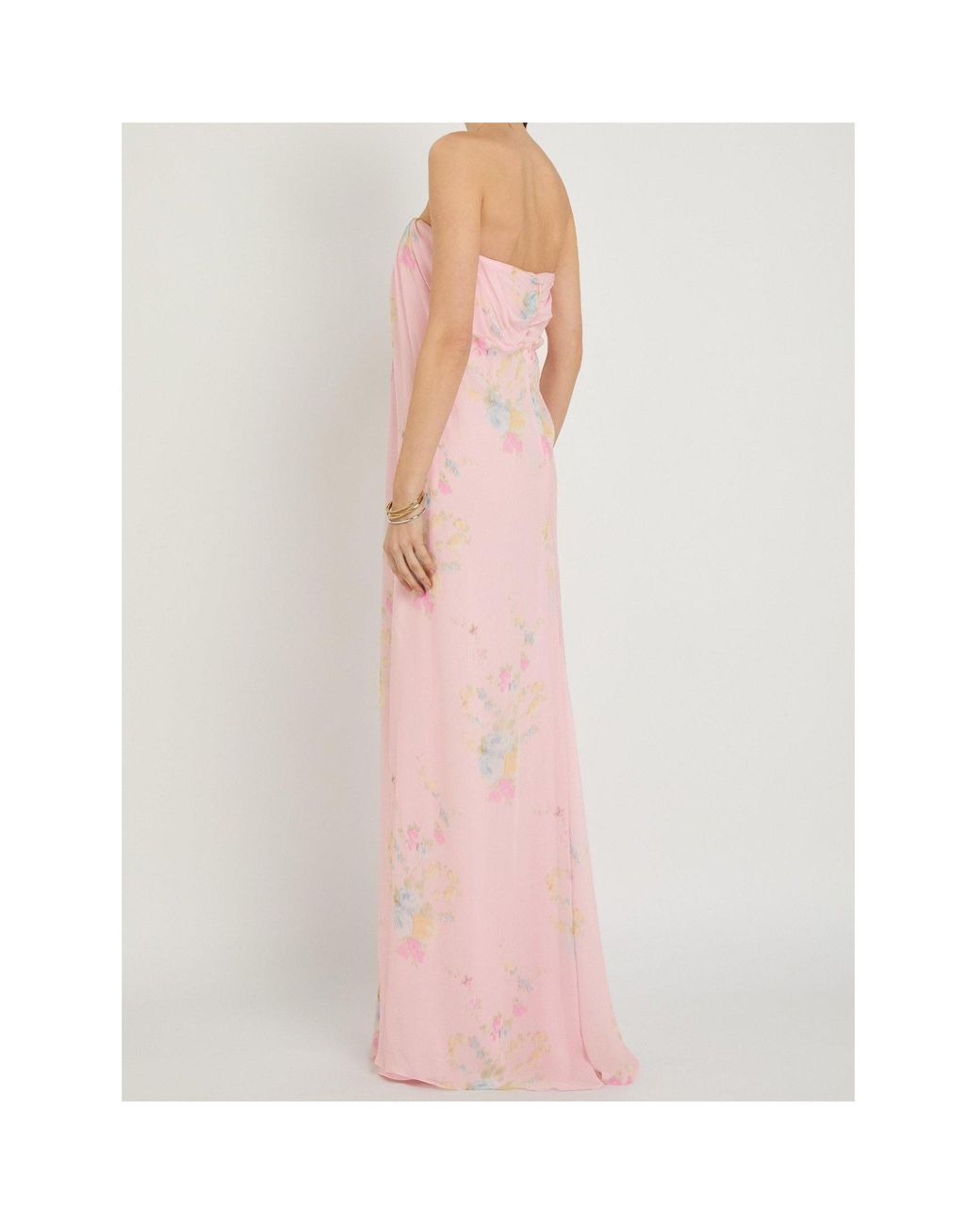 LoveShackFancy Pink Emara Floral Gown