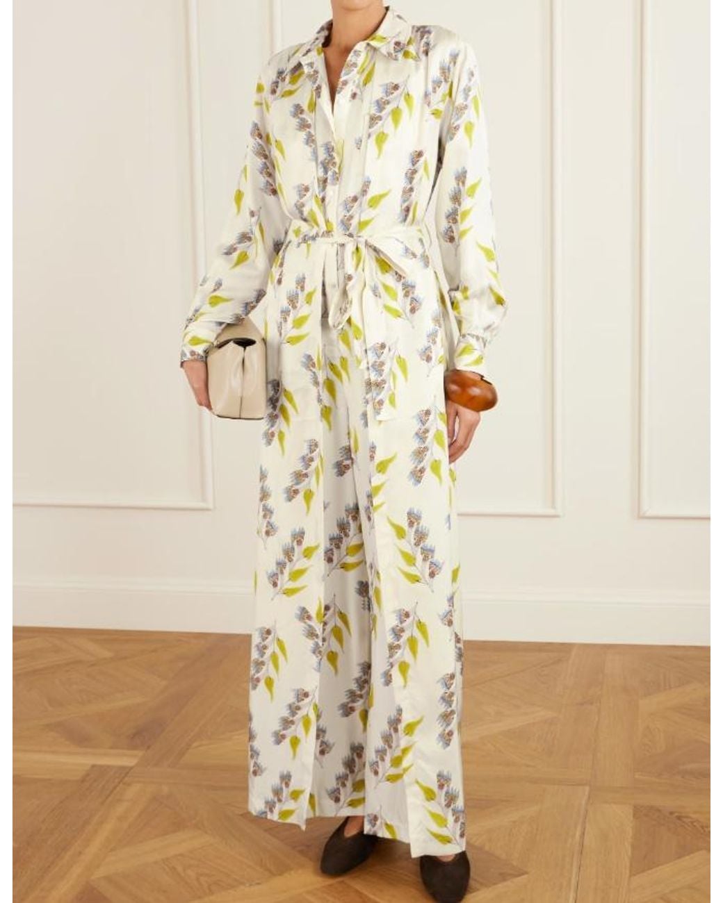 Ulla Johnson Metallic Floral Jumpsuit