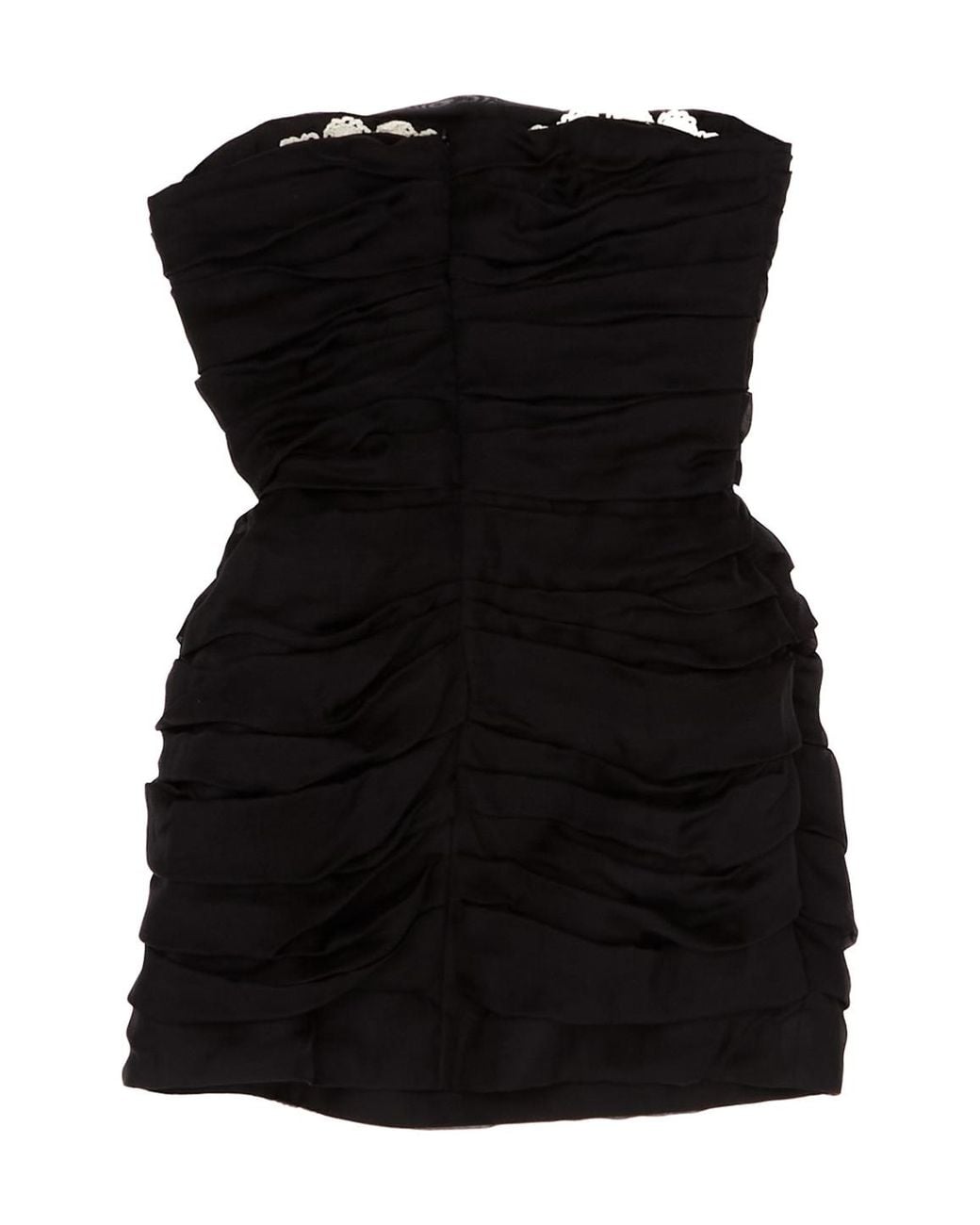 Magda Butrym Black Strapless Dress