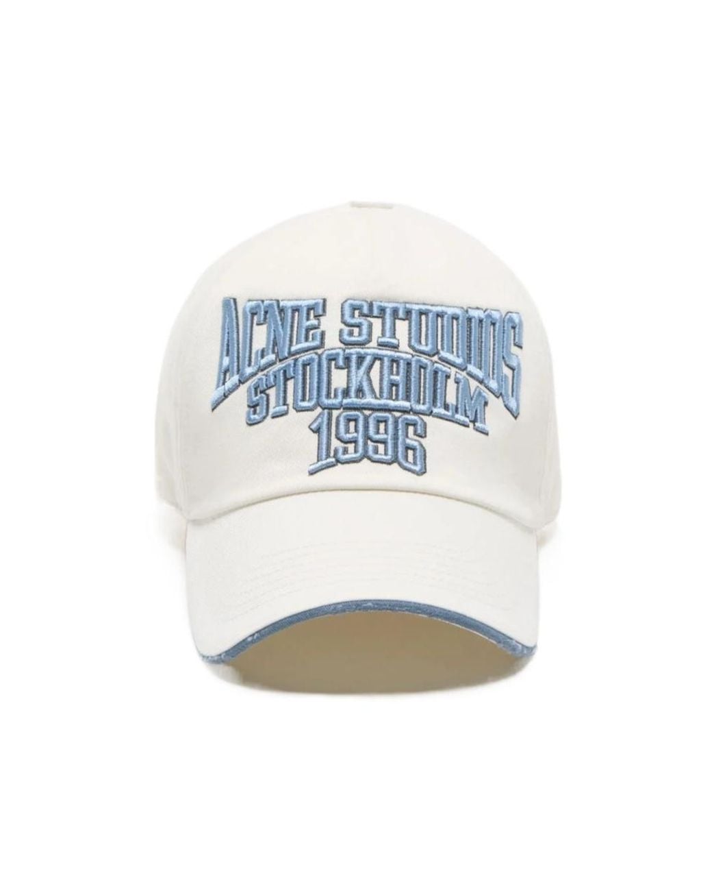 Acne Blue Embroidered Logo Hat