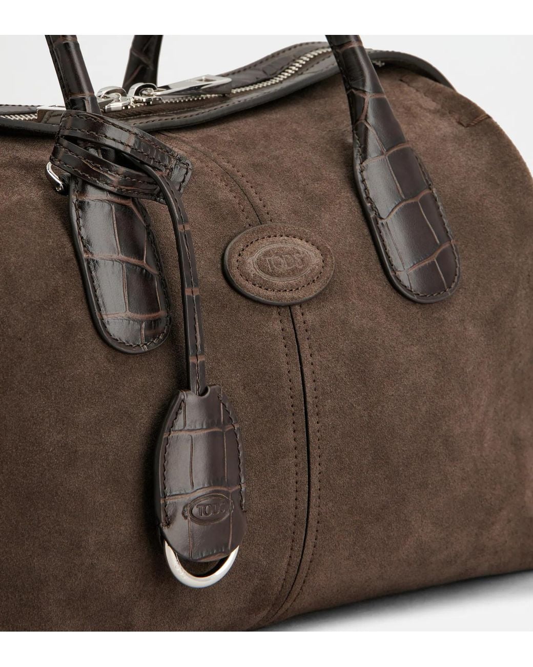 Tod's Brown Di Bag Bowling Bag