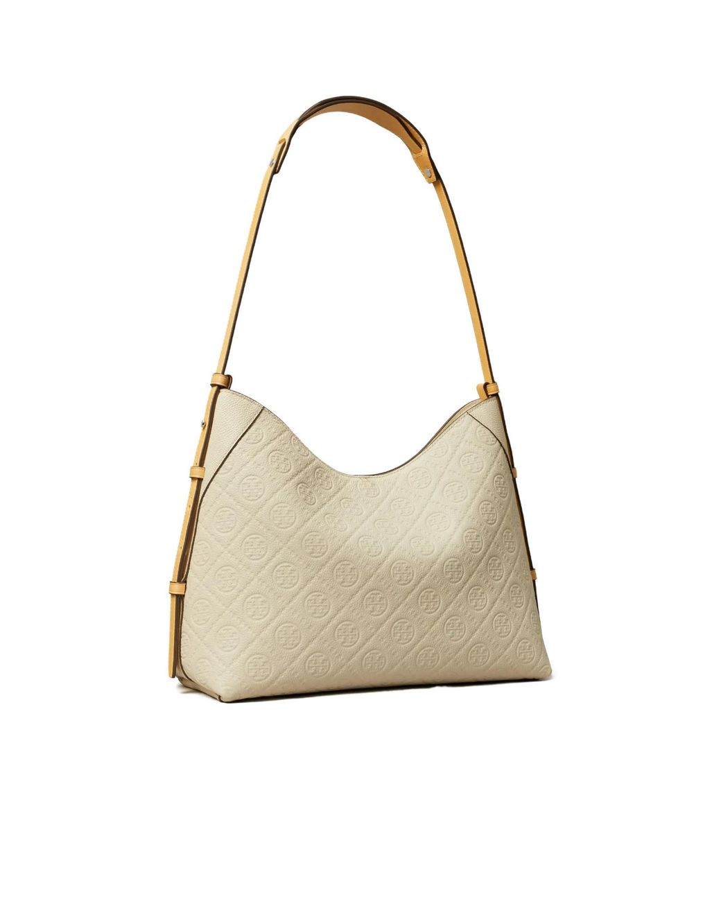 Tory Burch Natural T-Monogram Shoulder Bag