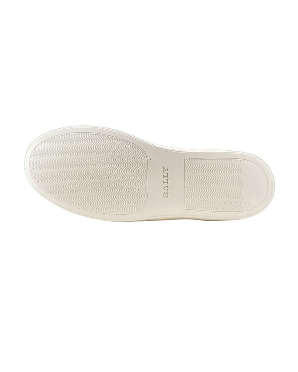Bally Orange Logo Casual Sneakers for men