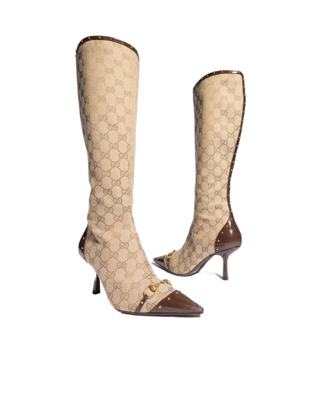 Gucci White Savoy Boot