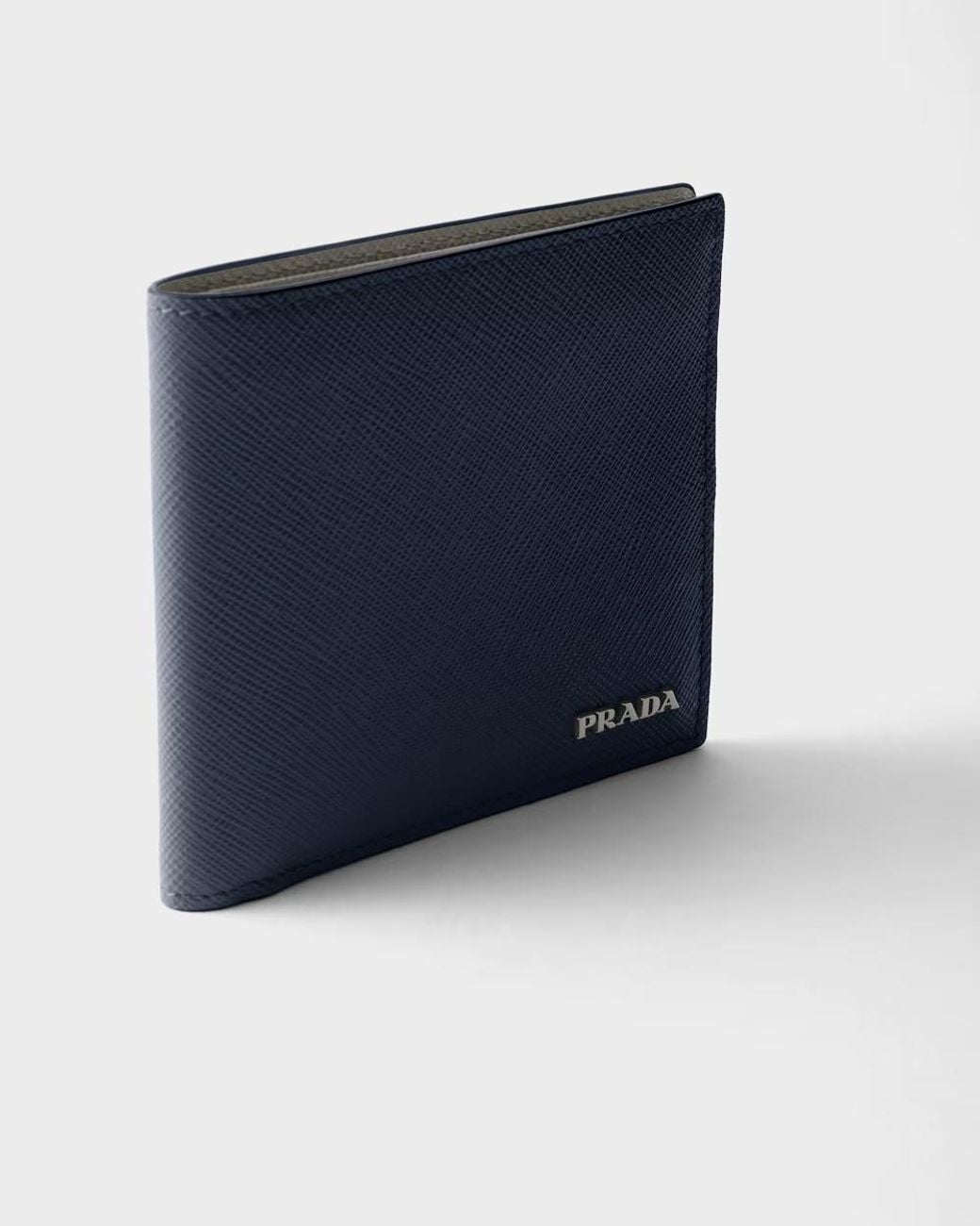 Prada Blue Saffiano Leather Wallet for men