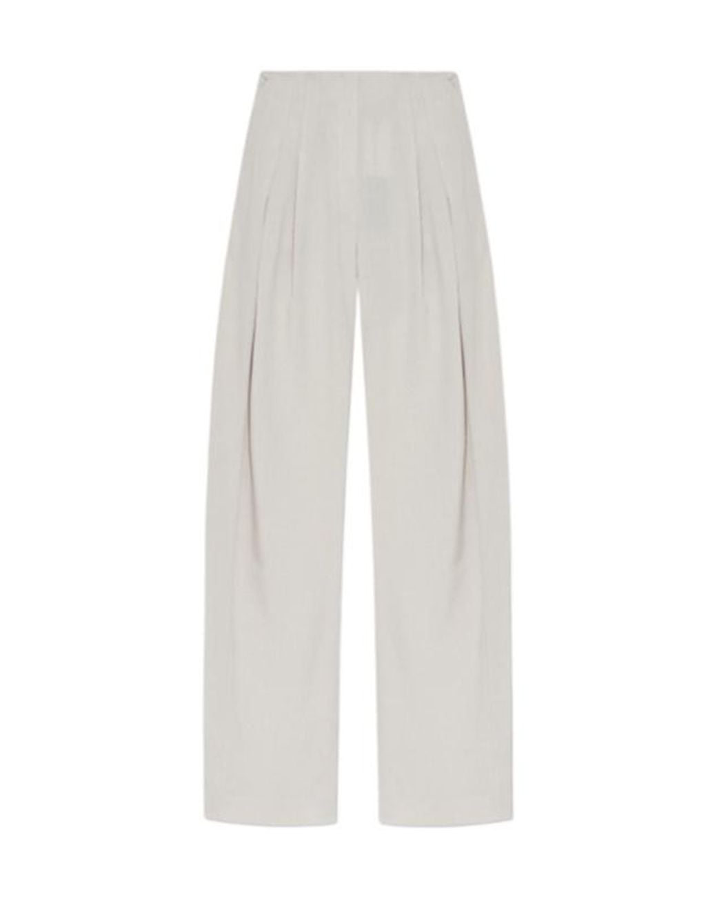 IRO White Pleated Casual Pants