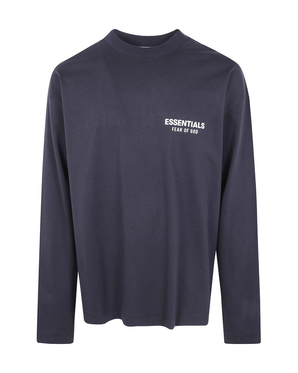 Fear Of God Blue Round-Neck Long-Sleeve Shirt for men