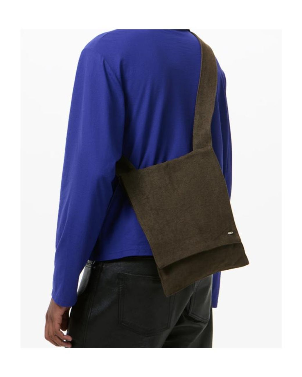 Our Legacy White Slack Small Flap Shoulder Bag for men
