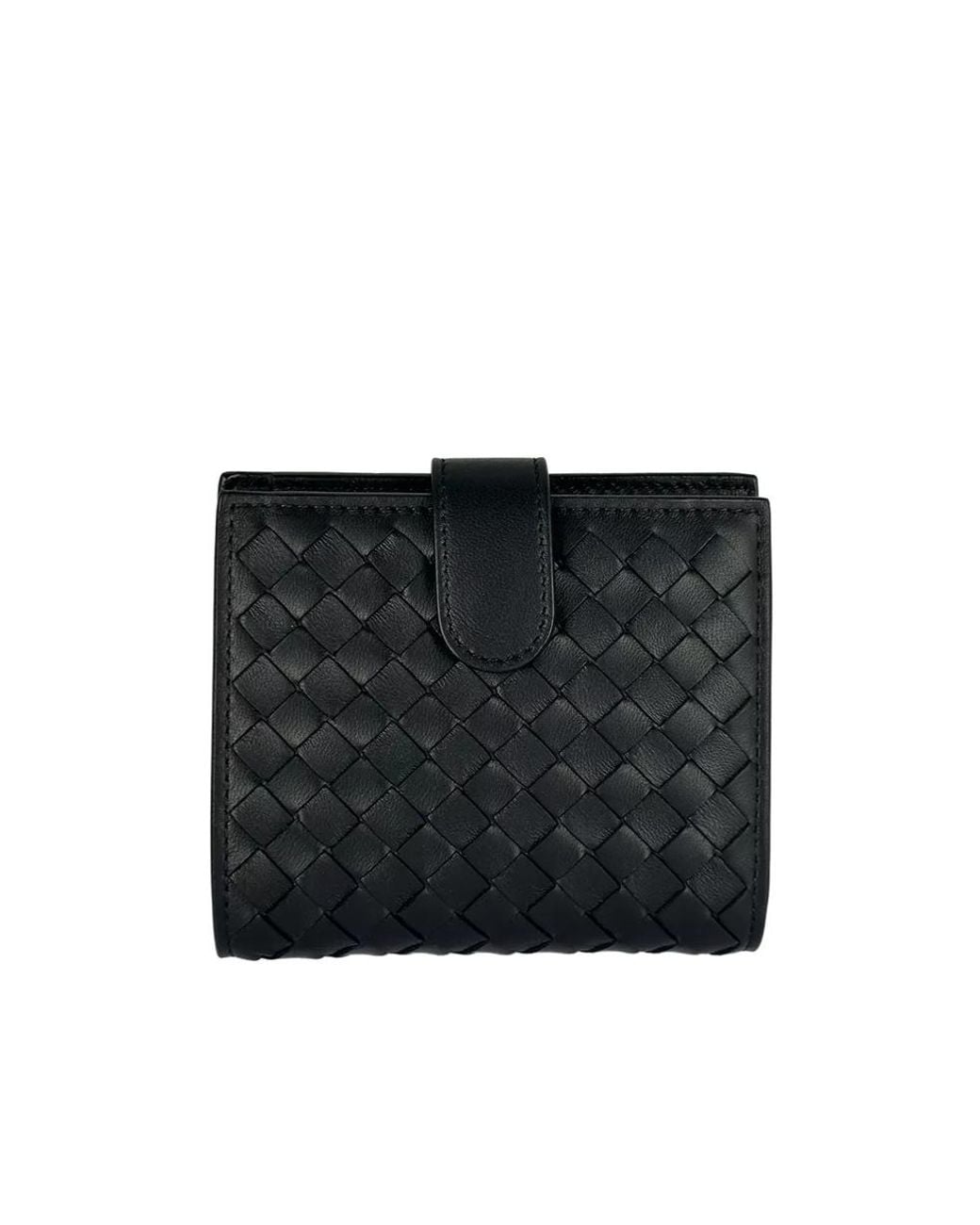 Bottega Veneta Black Logo Wallet