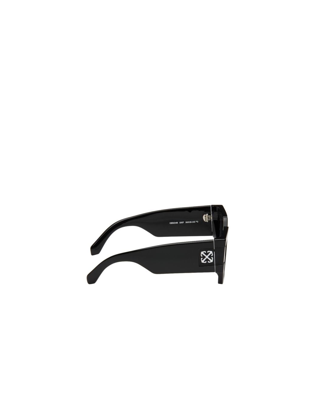 Off-White c/o Virgil Abloh White Square-Frame Logo-Detail Sunglasses for men