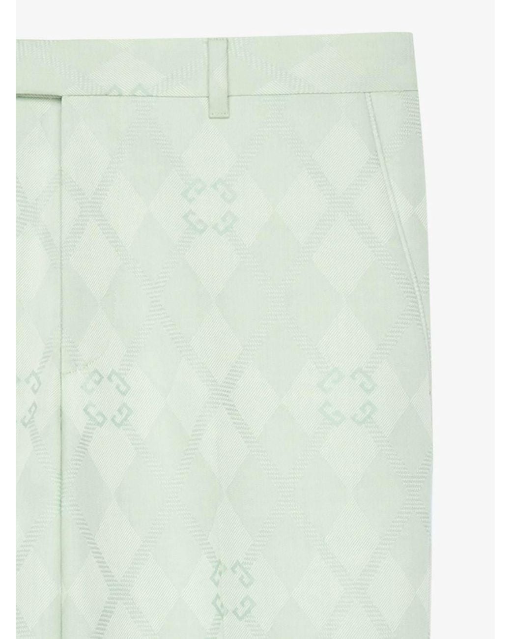 Givenchy Green Straight-Leg Trousers for men