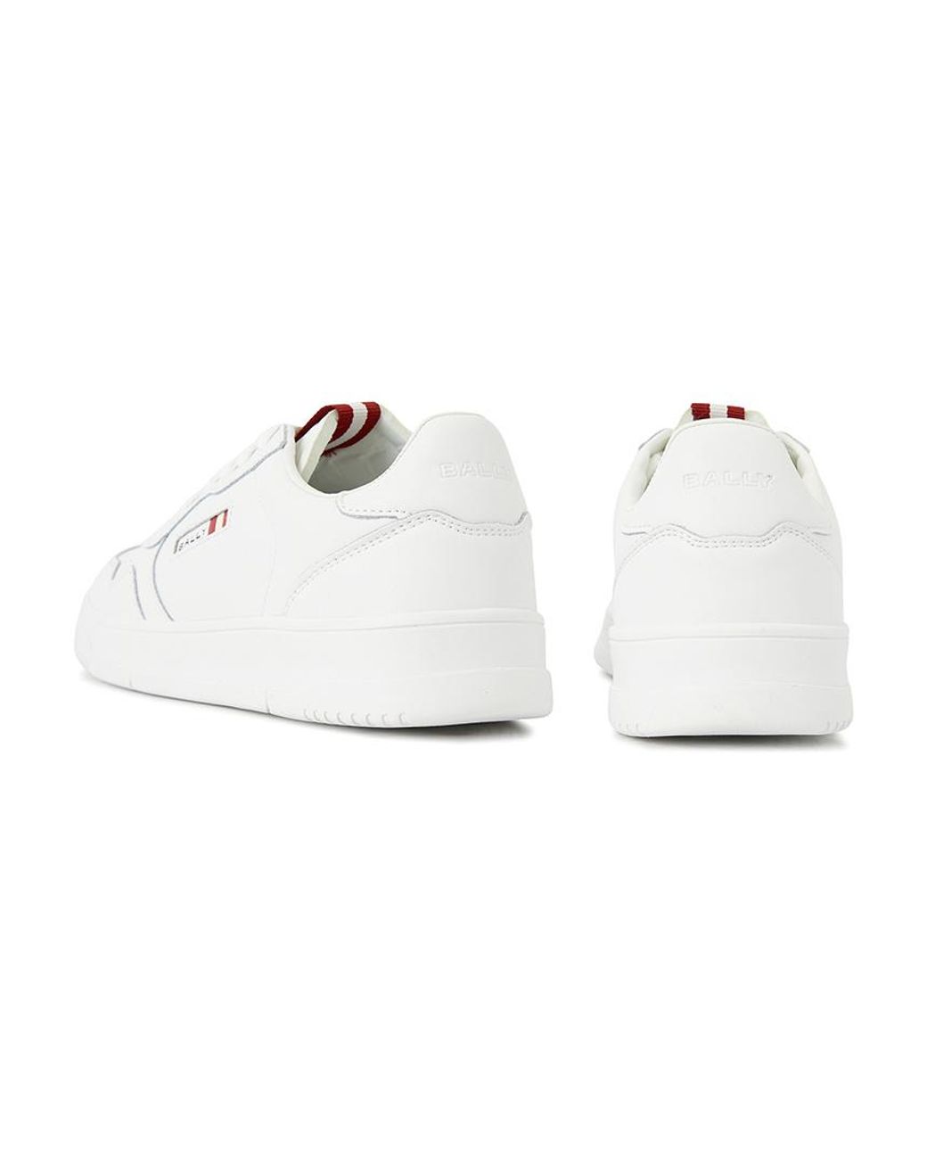 Bally White Round-Toe Low-Top Casual Shoes for men