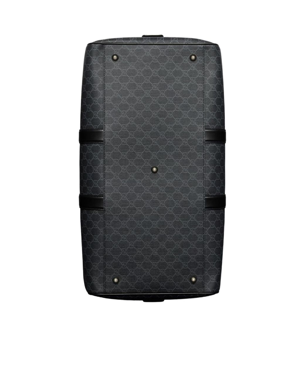 Gucci Black Gg Monogrammed Duffle Bag for men
